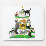 Christmas Cat Tree Mousepad Christmas Cat Tree Mousepad