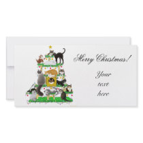 Christmas Cat Tree Photo Card photo cards