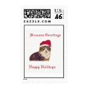 Christmas Cat with Hat (Stamps) by SophiaDeer Christmas Cat with Hat (Stamps)