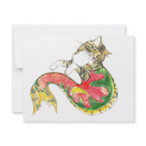 Christmas CatFish (white background) invitations by Spiderwebs Christmas CatFish (white background) invitations