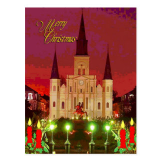 Christmas Cathedral Post Card