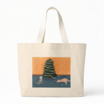 Christmas cats bag