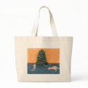 Christmas cats canvas bags