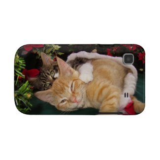 Christmas Cats, Cute Kittens Hugging, Kitty Smile casematecase