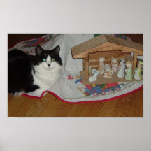 Christmas Cats Print