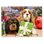 Christmas - Cavalier - Sweet Pea and Poppy Dry Erase Whiteboard