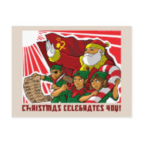 Christmas celebrates you! postcards by Pengguu Christmas celebrates you! postcards