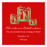 Christmas Celebration Presents Personalized Announcements