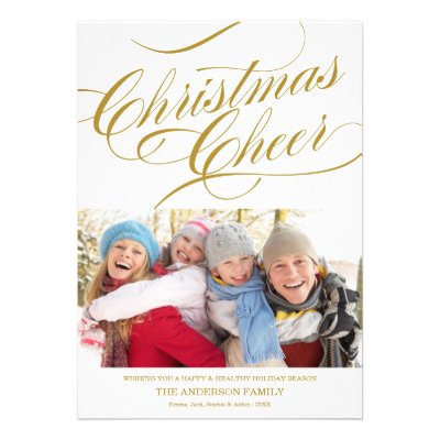 CHRISTMAS CHEER | HOLIDAY PHOTO CARD