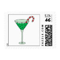 Christmas Cheer Martini postage by Musicat Christmas Cheer Martini postage