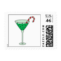 Christmas Cheer Martini postage