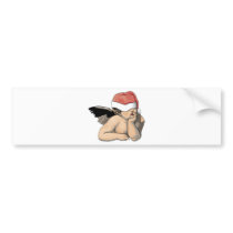 Christmas Cherub Bumper Stickers