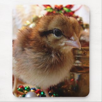 Christmas Chick 3 mousepad