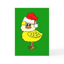 Christmas chick cards