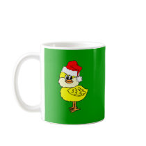 Christmas chick mug