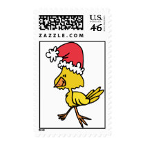 Christmas Chick Stamps