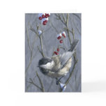 Christmas Chickadee cards