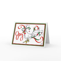 Christmas Chicken Holiday Joy Card