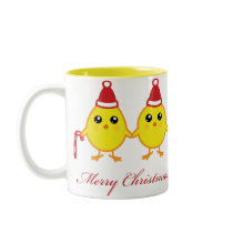 Christmas Chicks mugs
