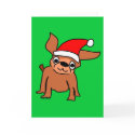Christmas Chihuahua Dog card