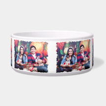 Christmas - Chihuahua - Moo Moo and Ginger Pet Food Bowl
