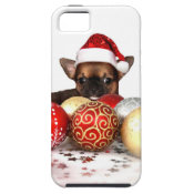 Christmas Chihuahua puppy iPhone 5 Covers