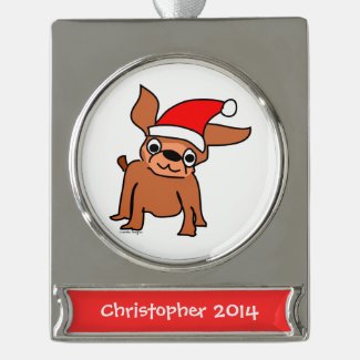Christmas Chihuahua Santa