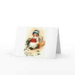 Christmas Child with Suitcases