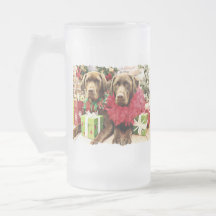 Christmas - Chocolate Labrador - Hershey & Zena Mug