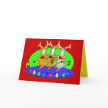 CHristMas ChOrus Line Greeting Cards