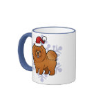 Christmas Chow Chow Coffee Mugs