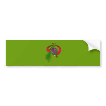 Christmas Christmas Christmas tree ball tree baubl Bumper Stickers