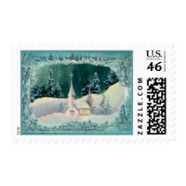 CHRISTMAS CHURCH by SHARON SHARPE Stamps