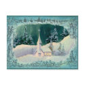 CHRISTMAS CHURCH by SHARON SHARPE postcards by sharonsharpe CHRISTMAS CHURCH by SHARON SHARPE postcards