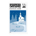 Christmas Church custom postage stamp by JoyOfLife Christmas Church custom postage stamp
