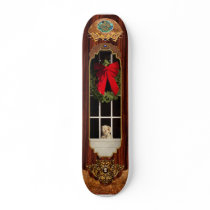 Christmas - Clinton, NJ - Christmas puppy Skate Board Decks