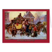 Christmas Coach 1795 Christmas Card cards