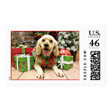 Christmas - Cockapoo - Dusty Postage