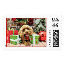 Christmas - Cockapoo - Elli Postage