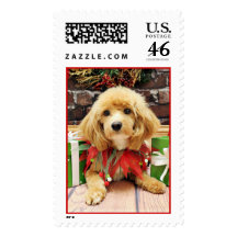 Christmas - Cockapoo - Kirby Stamps