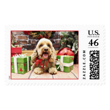 Christmas - Cockapoo - Lily Stamp