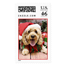 Christmas - Cockapoo - Sadie Stamp