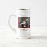 Christmas Cockatiel Stein Mugs