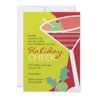 Christmas Cocktail Party Invitation