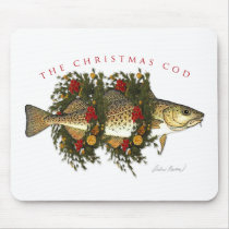 Christmas Cod mousepad mousepads