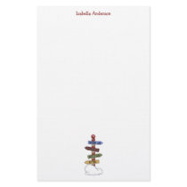 Christmas Collection · North Pole Street Signs stationery