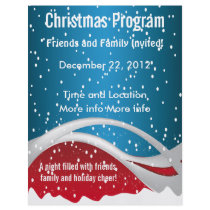 Christmas Colors Program Flyer