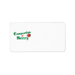 Christmas Compassion Label