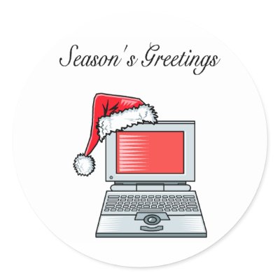 Christmas Computer stickers