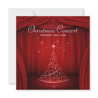 Christmas Concert invitations